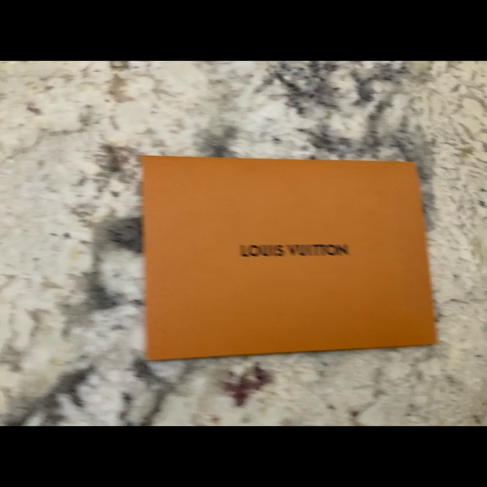 Louis Vuitton paper receipt holder